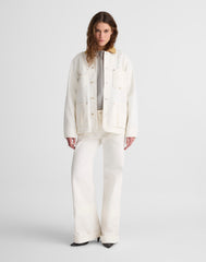 Madewell x Benjamin Talley Smith The Fairview Barn Jacket in Chalk Wash