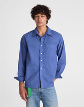 Button-Up Shirt in Crisp Poplin