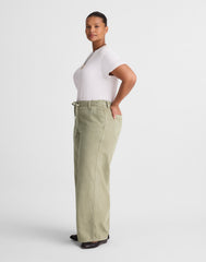 The Plus Ultimate Wide-Leg Pant in Airy Denim