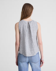Shell Top in 100% Linen