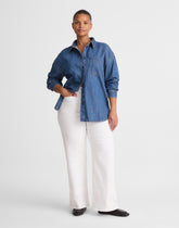 The Plus Emmy Wide-Leg Jean