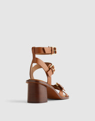 The Corinna Buckle-Strap Heeled Sandal
