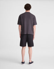 Double-Pleated Shorts in Meridian Linen Blend