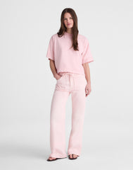 Madewell x Shopbop Boxy Crop Tee in Allday Jersey