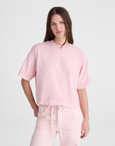 Madewell x Shopbop Boxy Crop Tee in Allday Jersey