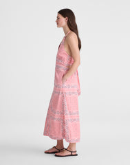 Madewell x Shopbop Smocked Halter Midi Dress