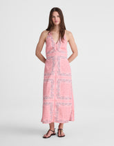 Madewell x Shopbop Smocked Halter Midi Dress