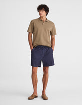 Pull-On Short in Poplin