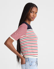 Bouclé-Knit Sweater Tee