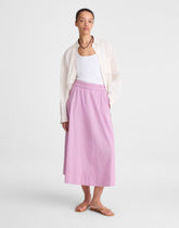 Midi Circle Skirt in Poplin