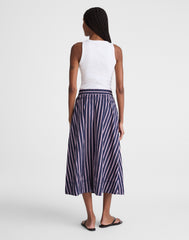 Midi Circle Skirt in Poplin