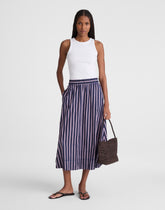 Midi Circle Skirt in Poplin