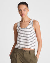 The Easy Crop Scoopneck Tank in Soft Slub