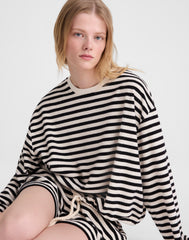 Tie-Waist Top in Terry