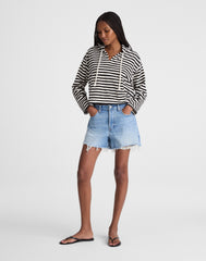 Drawstring Hoodie in Terry