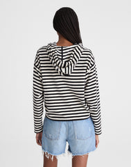 Drawstring Hoodie in Terry