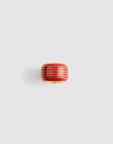 Striped Enamel Bead Clip
