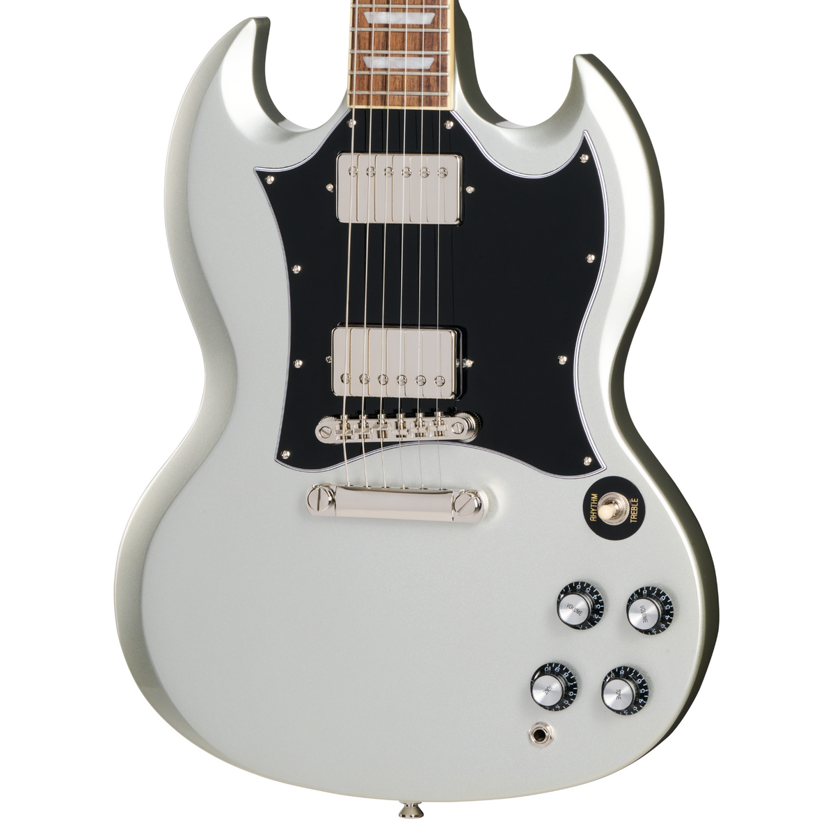 Epiphone SG Standard Electric Guitar, Silver Mist w/ Premium Gig Bag