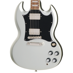 Epiphone SG Standard Electric Guitar, Silver Mist w/ Premium Gig Bag