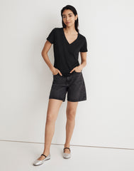Whisper Cotton V-Neck Tee
