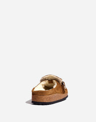Birkenstock® Suede Buckley Clogs in Shearling