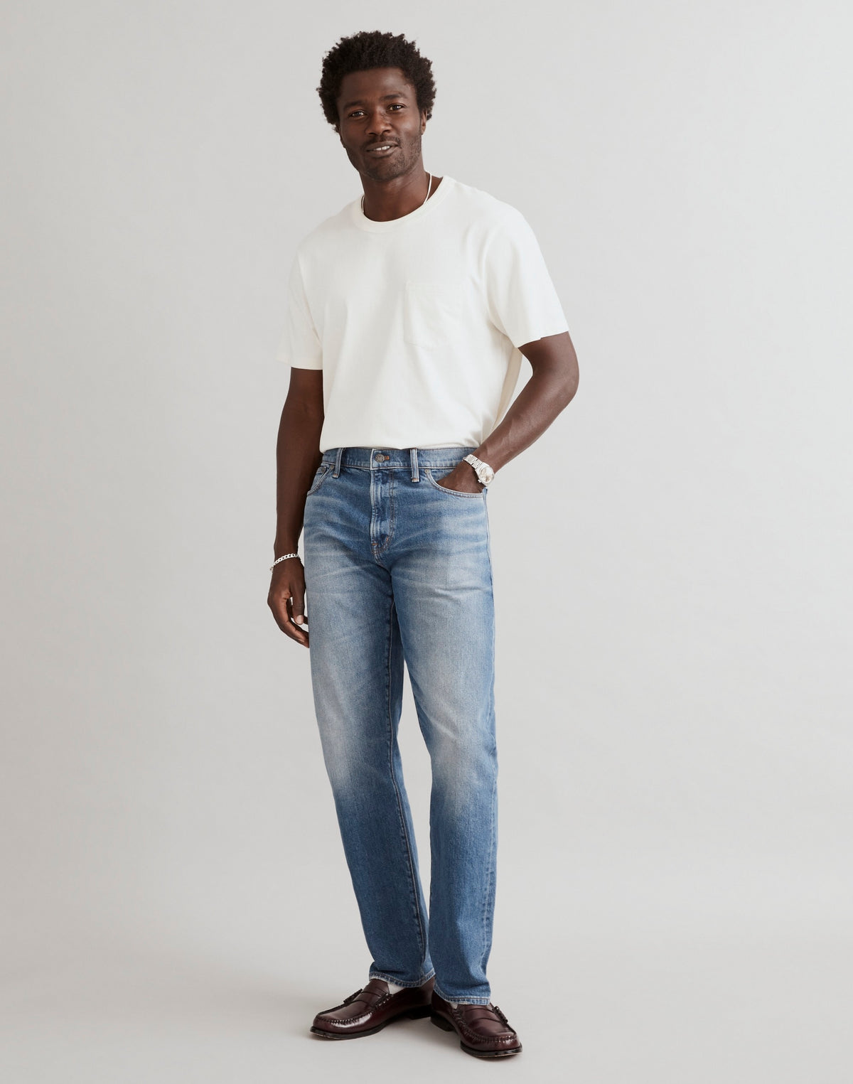 The 1991 Straight-Leg Selvedge Jean in Norwood Wash