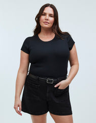 The Curvy Denim Emmett Short: Patch Pocket Edition