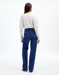 The Emmett Wide-Leg Full Length Jean: Patch Pocket Edition