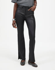 Kick Out Full-Length Pants in Leather