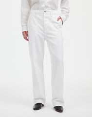 Alexa Chung for Madewell Workwear Jeans in True White