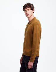 Milano-Knit Sweater Polo Shirt in Merino Wool