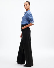 Superwide-Leg Pants in Corduroy