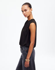 Sleeveless Bubble Top in Chiffon