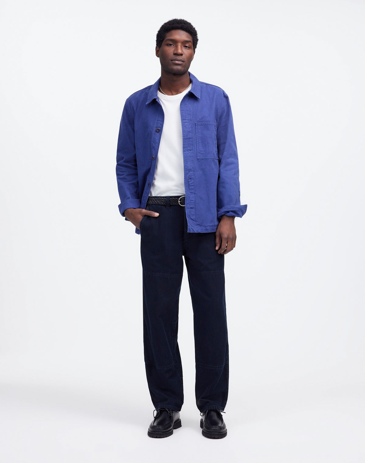 The Utility Pant in Indigo-Dyed Canvas