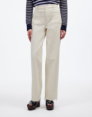 The Emmett Wide-Leg Full Length Jean: Patch Pocket Edition