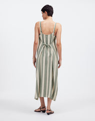 Zulu & Zephyr Eucalyptus Stripe Organic Cotton Dress