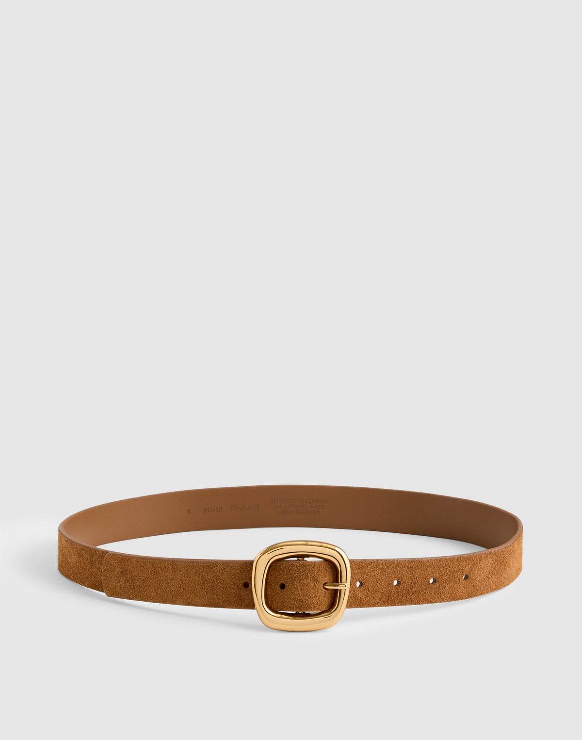 Sculptural Buckle Belt