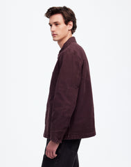 Overshirt in Garment-Dyed Canvas