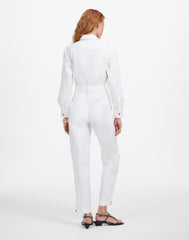 Utility Coverall Straight-Leg Jumpsuit