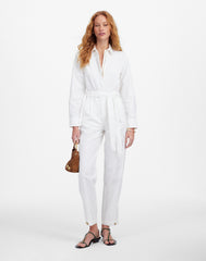 Utility Coverall Straight-Leg Jumpsuit