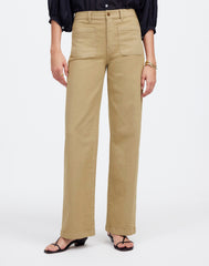 The Emmett Wide-Leg Pant: Patch Pocket Edition