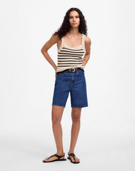 Crochet-Stitch Cotton Sweater Tank