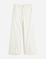 Petite Wide-Sweep Trousers: Airy Denim Edition