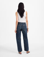 The Petite Darted Barrel-Leg Jean