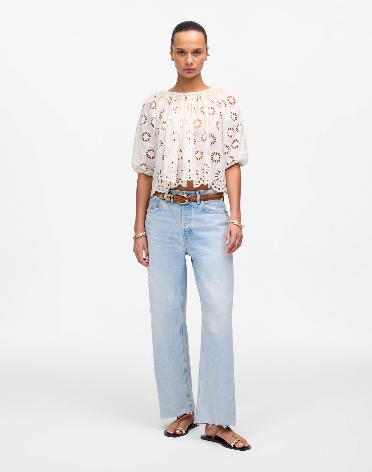 Low-Slung Baggy Crop Jean
