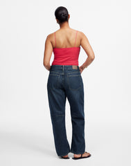 The Tall Curvy Darted Barrel-Leg Jean