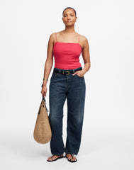 The Tall Curvy Darted Barrel-Leg Jean