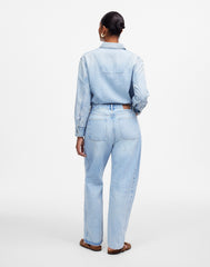 The Curvy Pieced Barrel-Leg Jean