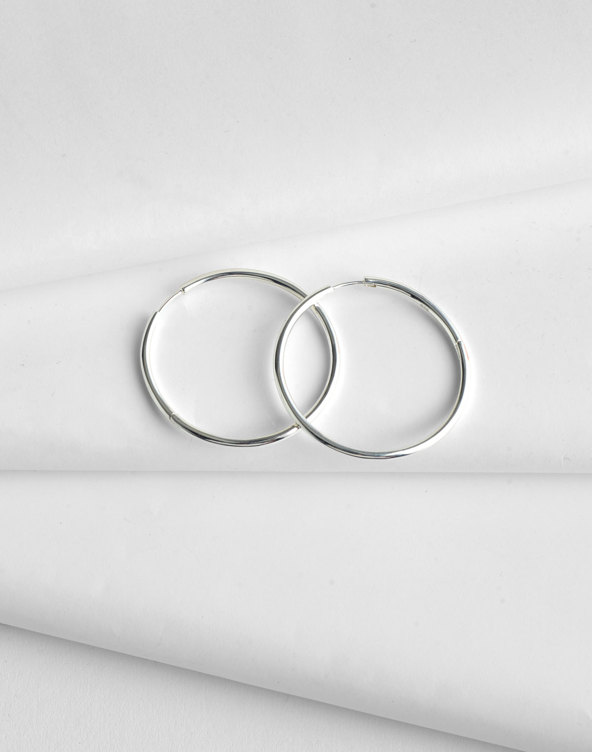 Demi-Fine Extra Large Hoop Earrings