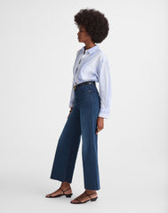 Tall Flared Wide-Leg Crop Jeans